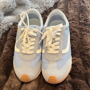 Blow Fish Stylish Blue and White Sneakers